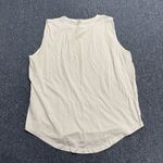 Lululemon  White Muscle Tank Top Size 10 Photo 0