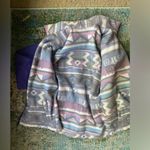 Vintage Winter Spirit purple reversible fleece lined toggle waist coat, size M/L Size L Photo 6