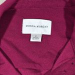 Donna Morgan  Burgundy Utility Belted Short Sleeve‎ Jumpsuit Wide Leg Women's 0 Photo 5