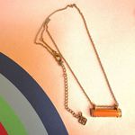 Gen 3 Jewels gold rose colored bar necklace Pink Photo 10