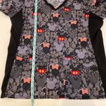 Disney Minnie & Mickey Short Sleeve Scrub Top Women’s EUC Sz XL Photo 9