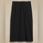 Banana Republic  Black Sculpted MIDI Pencil Skirt SZ 6 Lined Photo 1