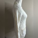 Gap Vintage  wool blend open cable knit v neck cardigan medium Photo 8