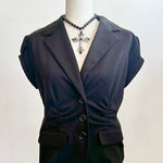 Candie's Vintage Y2K Blazer Top Office Siren 2000s Emo Scene Mall Goth Large Photo 0