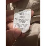 Theory Linen Pants Stretch Ivory Cream Cropped Sz 6 Preppy Pockets Photo 10