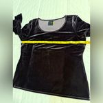 Lysse  Dark Eggplant Velvet Women's Blouse Photo 3