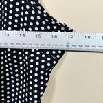 New York & Co. Polka Dot Sleeveless Top Black White Size M Photo 4
