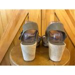 Loft  Criss Cross Leather & Suede Clog Sandals Size 10M Photo 3