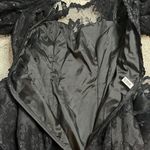Vintage Black Dress What’s Up by Carol Prom Goth Wedding Lace 80s 2 4 6 Photo 6