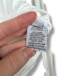 Michael Lauren NWT Revolve White Salvatore V-Neck Ruched Front Crop Top Large Photo 8