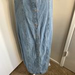 31. House of Harlow Sleeveless Denim Maxi Dress Size Medium Blue Size L Photo 4