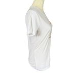 J.Crew  The Collector Tee white short sleeve crewneck stretchy "Cheers" t-shirt Photo 2