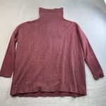 Free People S Small Sweater Ottoman Slouchy Tunic Mock Neck Fuzzy Dolman Sleeve Photo 11