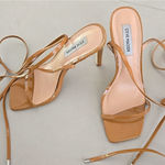 Steve Madden New  Tan Block Heel Sandals 8.5M Photo 1