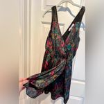 BCBGeneration  dress - silky black pink blue tan - size medium. Never worn. Photo 2