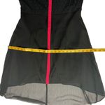 Nicole by Nicole Miller High Low Tank Dress Size 12 Black Red Sleeveless Photo 9