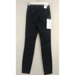 ModCloth Rollas Westcoast Super Skinny Mid Rise Black Ripped Knee Jeans Size 0 Photo 4