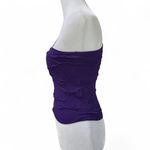 ZARA  Purple One-Shoulder Textured Top Photo 1