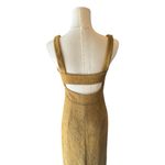 Shona joy - Simone Cross Over Tan Cut-Out Midi Dress Sz 6 Photo 5