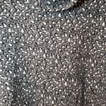Habitat  Animal Print Sweater‎ Cowl Neck Size XS Gray Black Photo 1