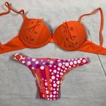 Recco Size Small Brazilian Bikini Bright Design.Low rise bikini. New With Tags Pink Photo 0