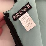 Paper Dolls Paper Doll size 7 dress with mint green sheath dress and black overlay. Photo 7