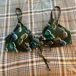 Aerie NWOT  Bikini Top with Adjustable Strap and back Photo 0