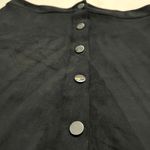 Naked Zebra Black Faux Suede Mini Skirt Photo 6