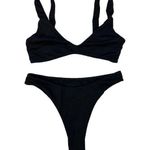 6 Degrees  - Call Me Bikini Top & Bottoms in Black Photo 0
