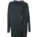 Hard Tail Forever  Jacket Women's Medium Gray Cardigan Duster Stretch Coatigan Photo 0