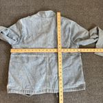 Rails  Collins Faded Indigo Wash Chambray Denim Cropped Jean Jacket Size Medium Photo 7