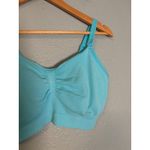 NWT Kindred Bravely Sublime Bamboo Hands Free Pumping Lounge & Sleep Bra Teal Blue Size M Photo 3