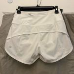 Lululemon  Athletica White Women's Athletic Shorts Photo 1