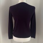 Talbots  Deep Purple Cashmete Cardigan sz PS Photo 3