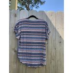 John Paul Richard John Paul‎ Richard Women's Knit Top With Ruffle Sleeves Size Small wood button Photo 6