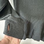 L.L.Bean Cozy Pullover Women's Medium Charcoal Gray Cowl Neck 290312 Sweatshirt Photo 2