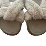 Treasure & Bond Beige Casual Wedge Slide Slippers Fabric Upper 1 Inch Beach 8 M Photo 6
