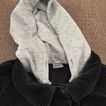 No Boundaries  Black Corduroy Jacket with Gray Hoodie Insert Size 3X Photo 2