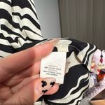 Trina Turk Zebra Print Halter Top Style 159107 100% Silk Photo 7