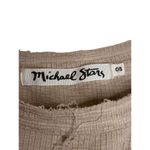 Michael Stars Women's Tank Top Scoop Neck Cropped Short Sleeve Beige One Size Photo 4