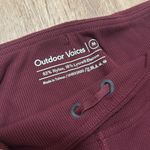 Outdoor Voices | Maroon Superform Ribbed Flare Pants Photo 5