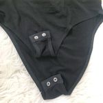 WAYF Sav Yellow Gold Snake Print Bodysuit Low Cut Long Puff Sleeve Medium New Photo 11