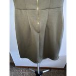 Closet‎ London Olive Green High Neck Wrap Skirt Mini Dress Size 4 Photo 5