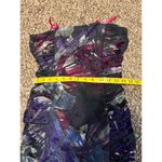 Betsey Johnson Velvet Flocked Floral Mini Dress Womens 8 Bustle Party Cocktail Photo 11