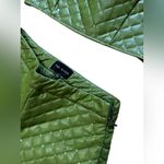 The Sang The Quilted Set Olive Sequin Bustier And High Waisted Wide Leg Pants Set Medium Photo 5