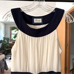 Emmelee  Navy & Ivory Sleeveless Dress Photo 1