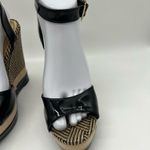 Bamboo  Raffia Look Wedge‎ Platform Sandals Photo 4