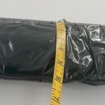 Perlina Vintage  New York hunter green leather clutch lift latch handbag . Photo 8