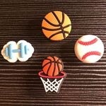 Basketball & Sporty Little Boy Themed Croc Charms *Bundle 3 Save 20%* Orange Photo 0