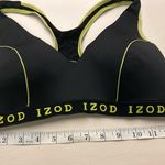 IZOD Bra  Black Sports Bra with Yellow Accents-great shape! Photo 2